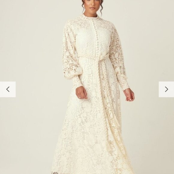 Zahraa The Label Dresses & Skirts - Zahraa The Label Angelina Lace Maxi Dress